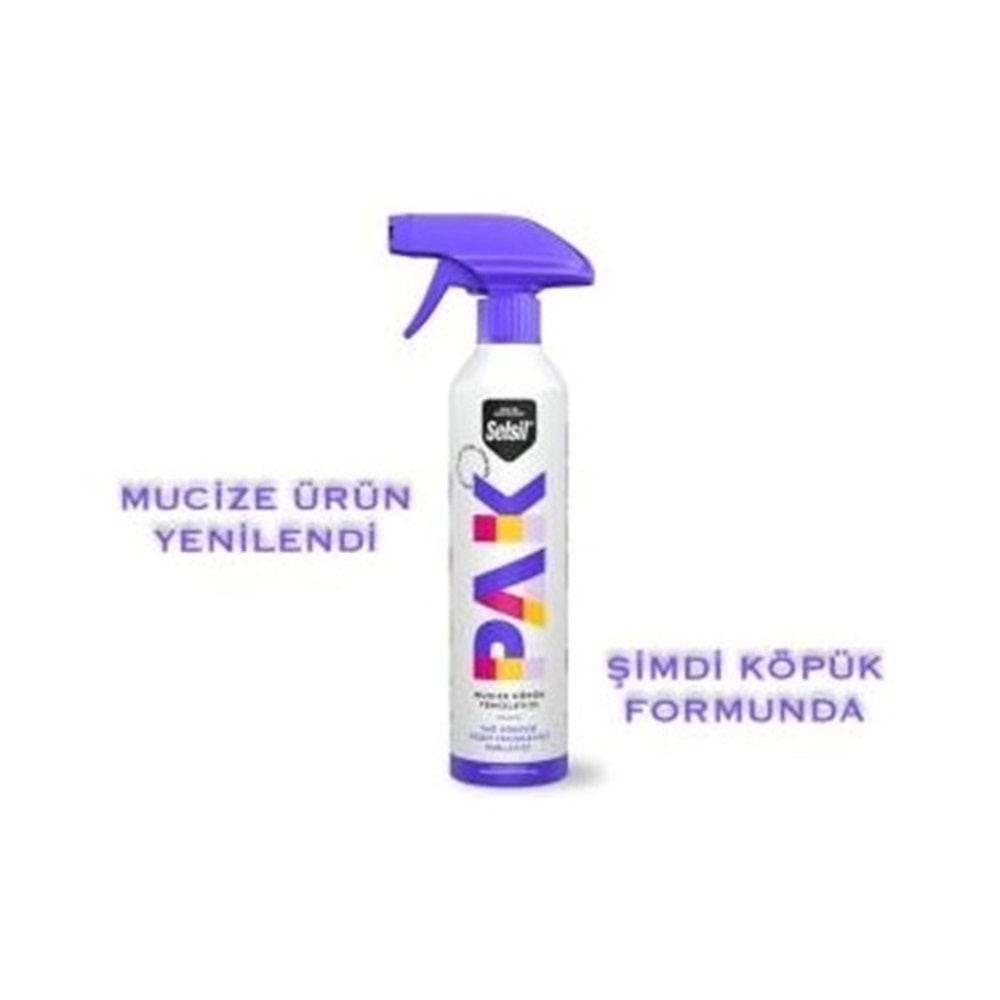 Selsil Pak Mucize Köpük Temizleyici Sprey 500 Ml