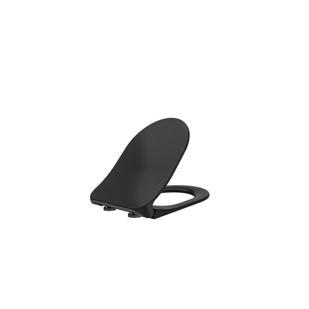 Dove 2.0 Ultra Slim Smart Kapak Mat Siyah (Mat Siyah Rozet)