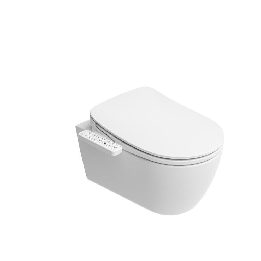 Dove 2.0 Smart Asma Klozet Taharet Delikli+Smartx Akıllı Klozet Kapağı