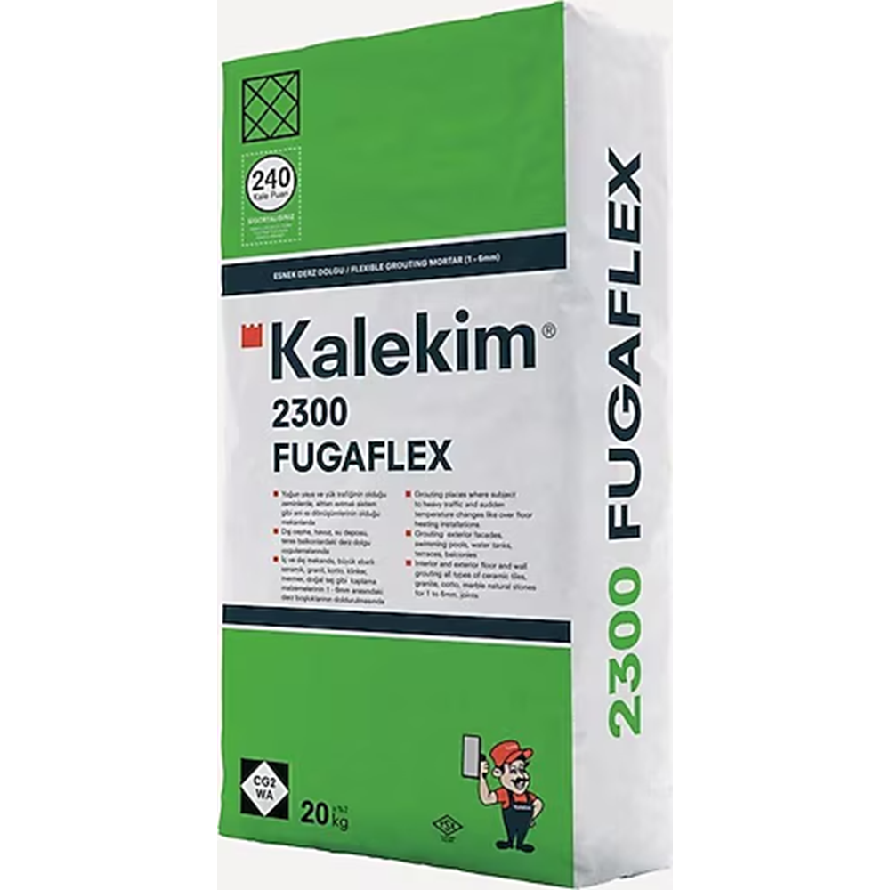 KALEKİM 2454 Fugaflex (SATEN GRİ) 20KG