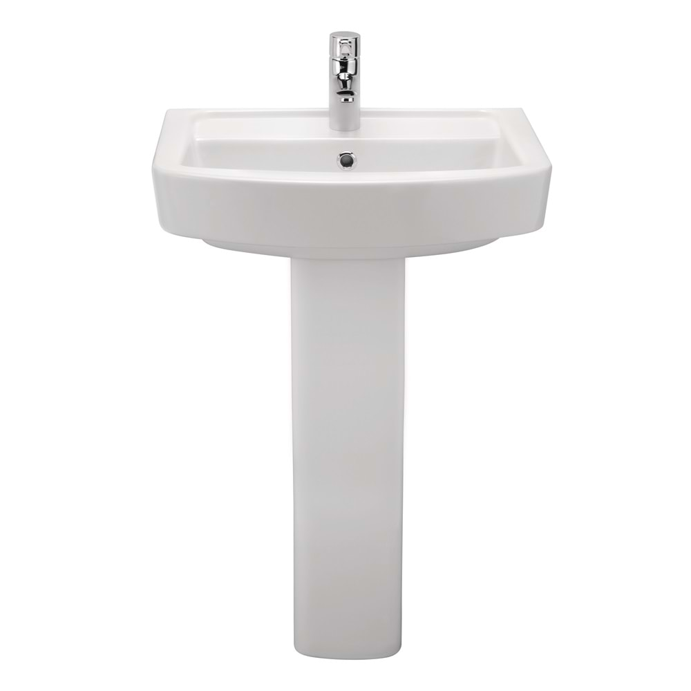 Kale Basics Lavabo + Ayak (60Cm) Beyaz