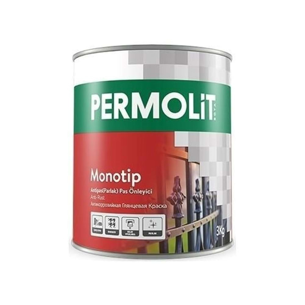 Permolit Monotip Antipas Parlak Beyaz 0.75Lt