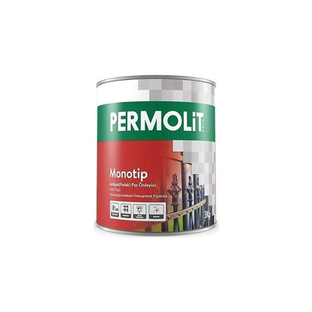 Permolit Monotip Antipas Parlak Antrasit 2.5Lt