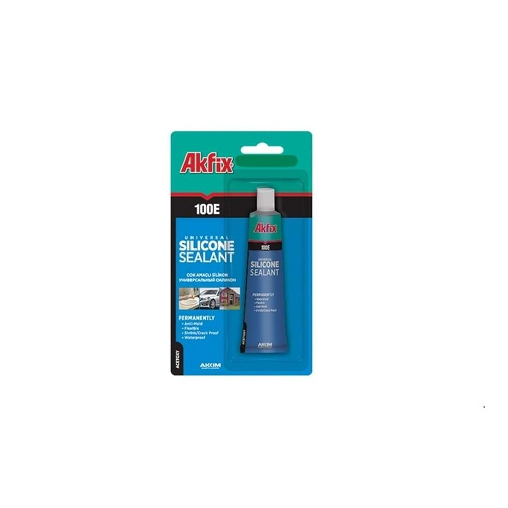 Akfix Sa111 Silikon Tüp 50Ml Beyaz