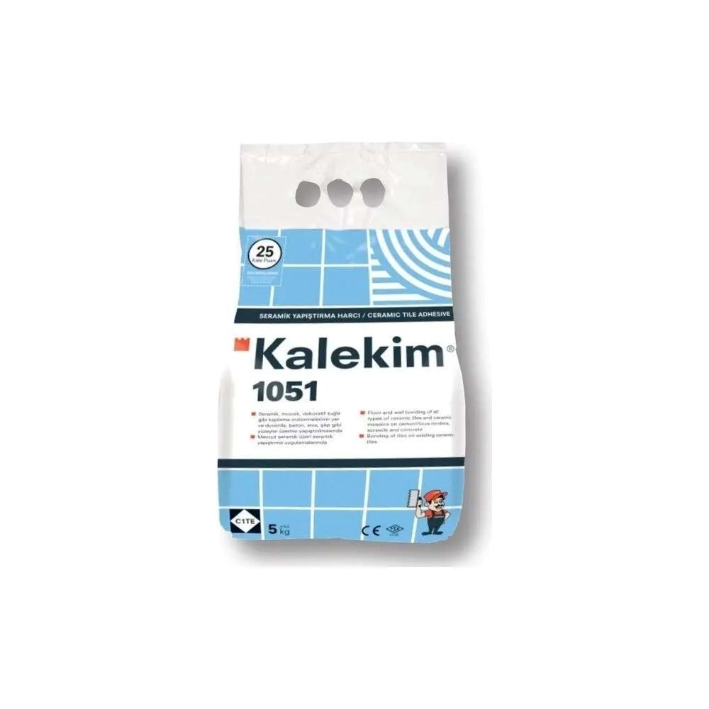 Kalekim 1051 5/1 Seramik Yapıştırma Harcı (Gri)