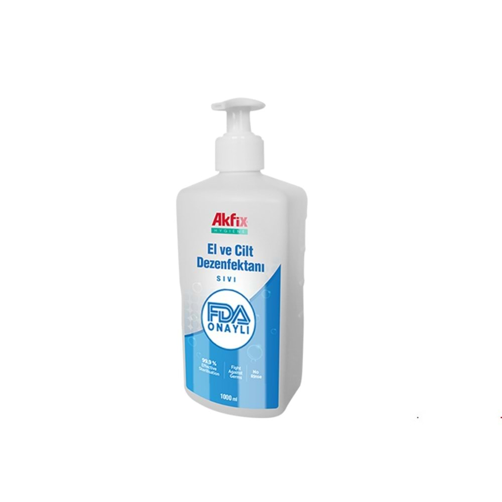 Akfix Hsl120.5 Likit El Dezenfektanı Pompalı 1000Ml