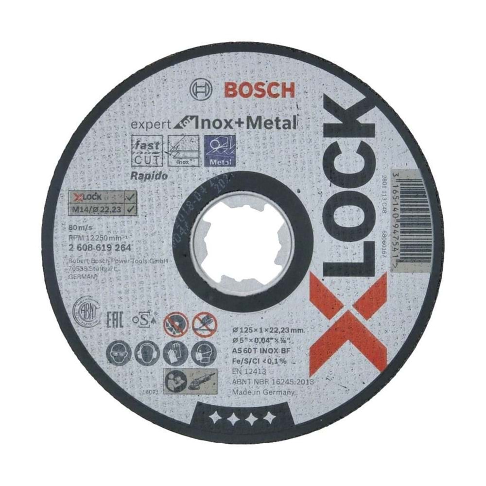 Bosch X-Lock 115X1X23,23 Mm Standart For Inox