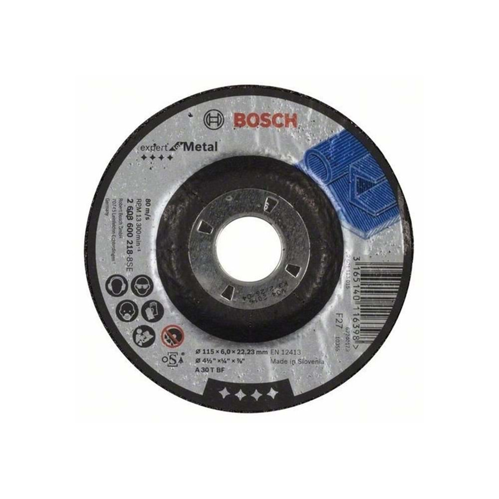 Bosch Expert Metal Taşlama 115X6,0 Mm