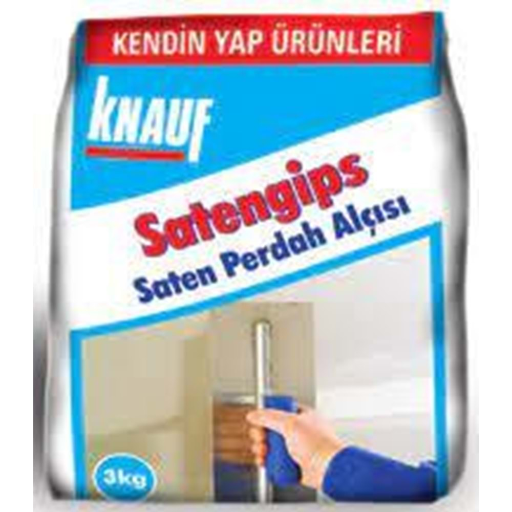 Knauf Satengips Saten Perdah Alçısı 3 Kg