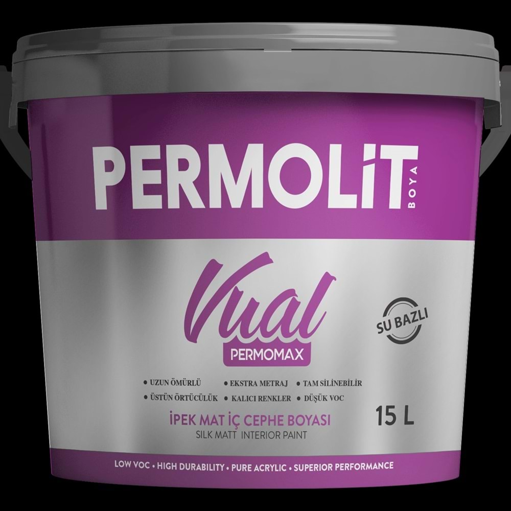 Permomax Vual İpek Mat İç Cephe Boyası 15 Lt Pbaz