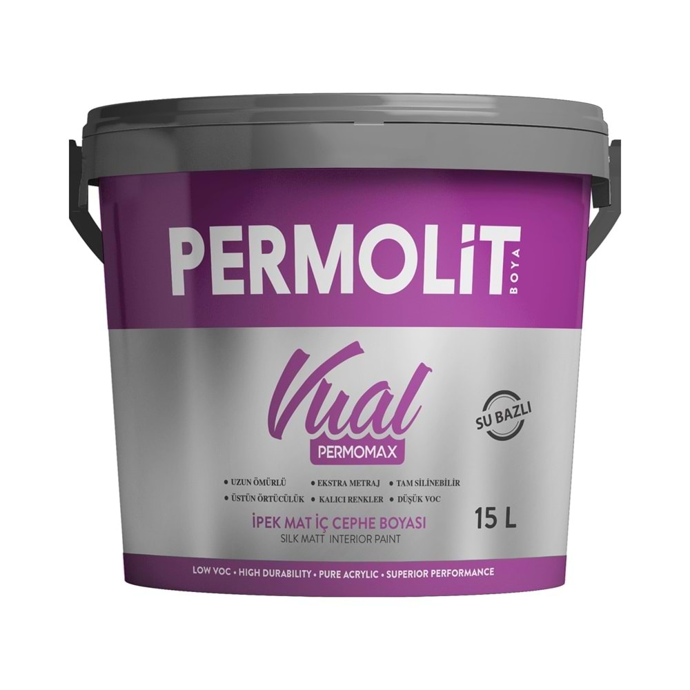 Permomax Vual İpek Mat İç Cephe Boyası 7.5 Lt Pbaz