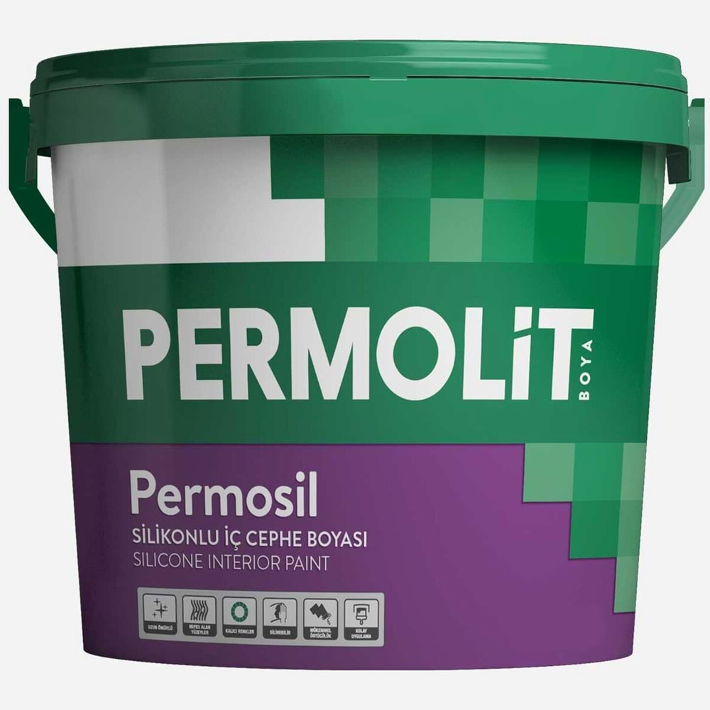 Permosil Antibakteriyel Silikonlu Mat İç Cephe Boyası 3.5Kg Beyaz