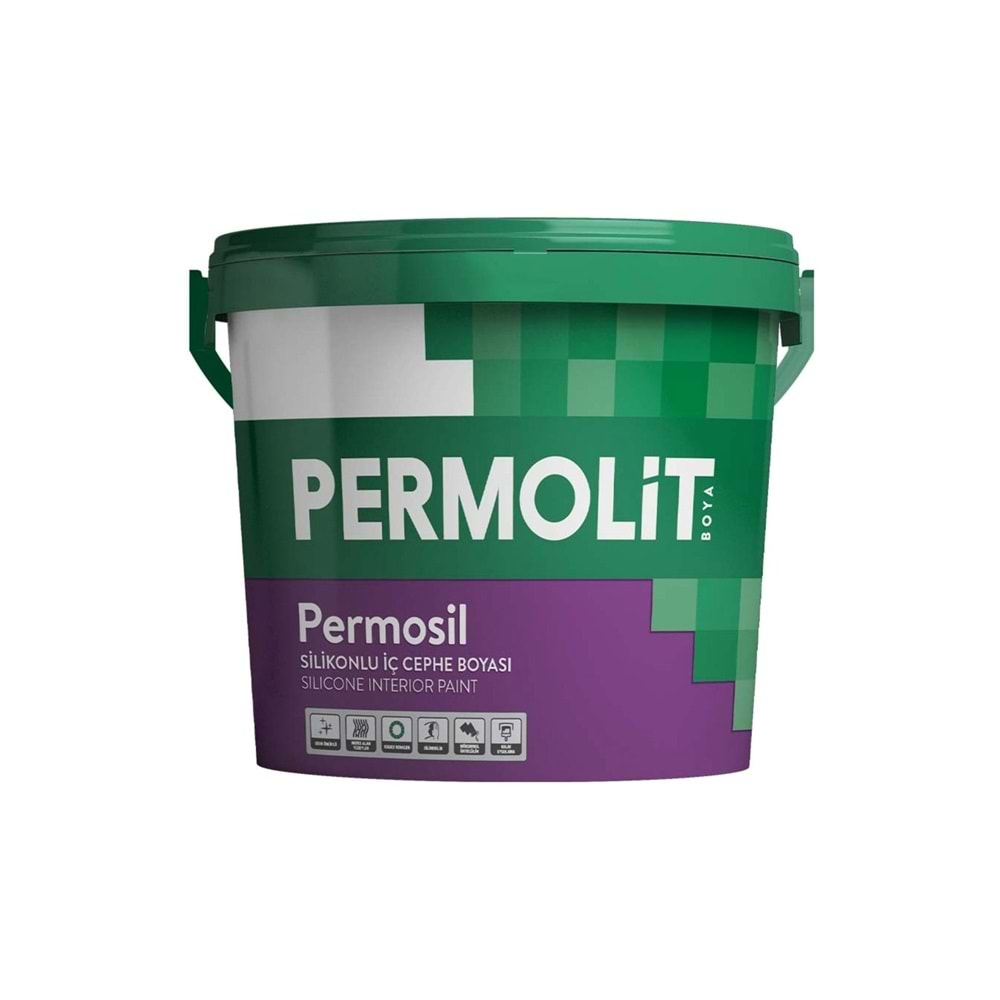 Permosil Silikonlu Mat İç Cephe Boyası 3.5Kg D1Baz