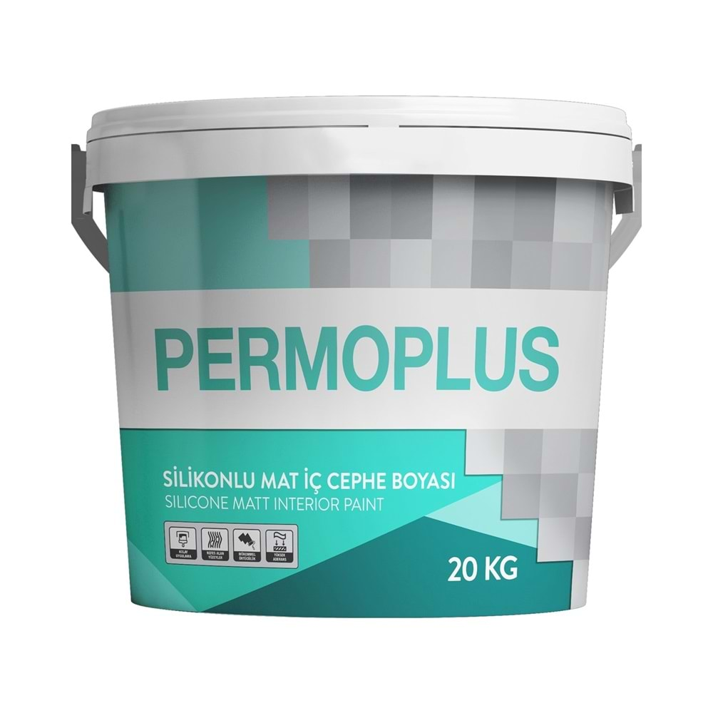 Permoplus Silikonlu Mat İç Cephe Boyası 20Kg Pbaz