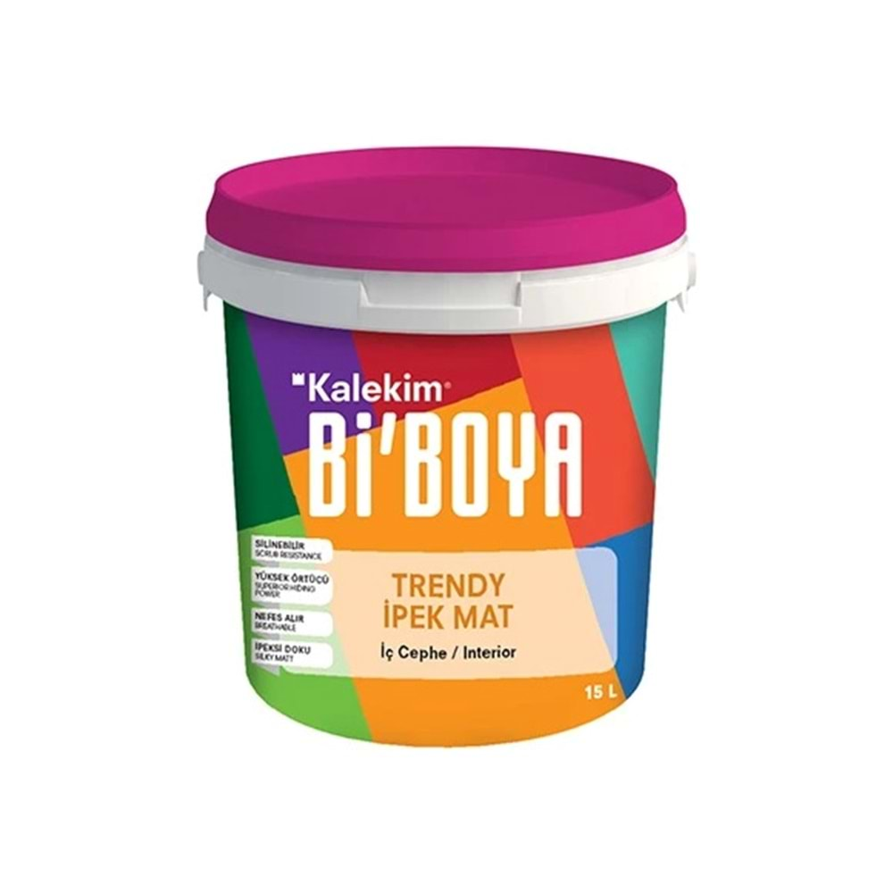 Kalekim Biboya İpek Mat Trendy 2,5 Lt Beyaz