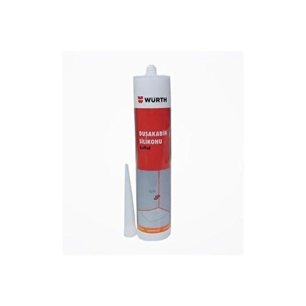 Würth Duşakabin Silikonu Beyaz 310Ml