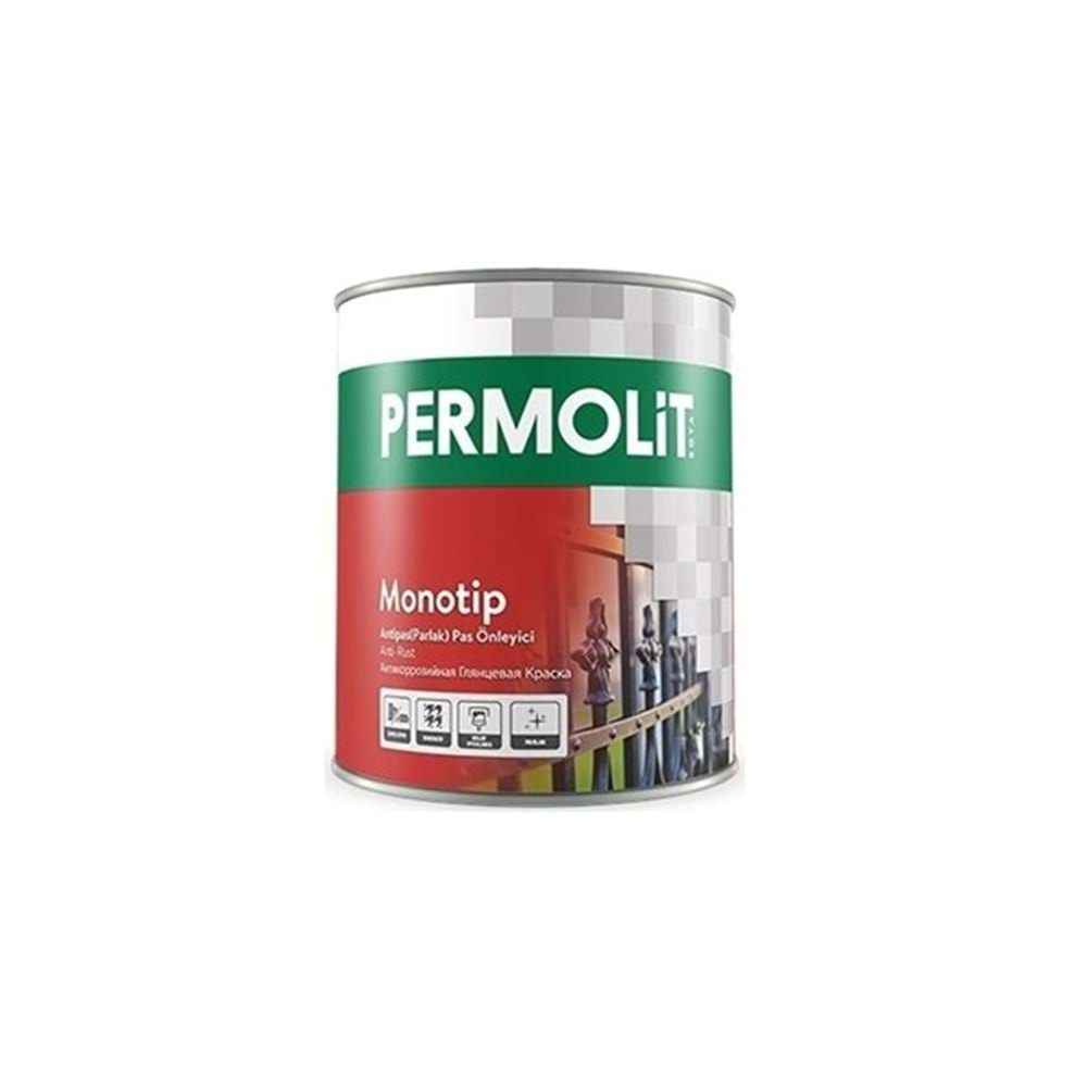 Permolit Monotip Antipas Parlak Antrasit 0.75 Lt