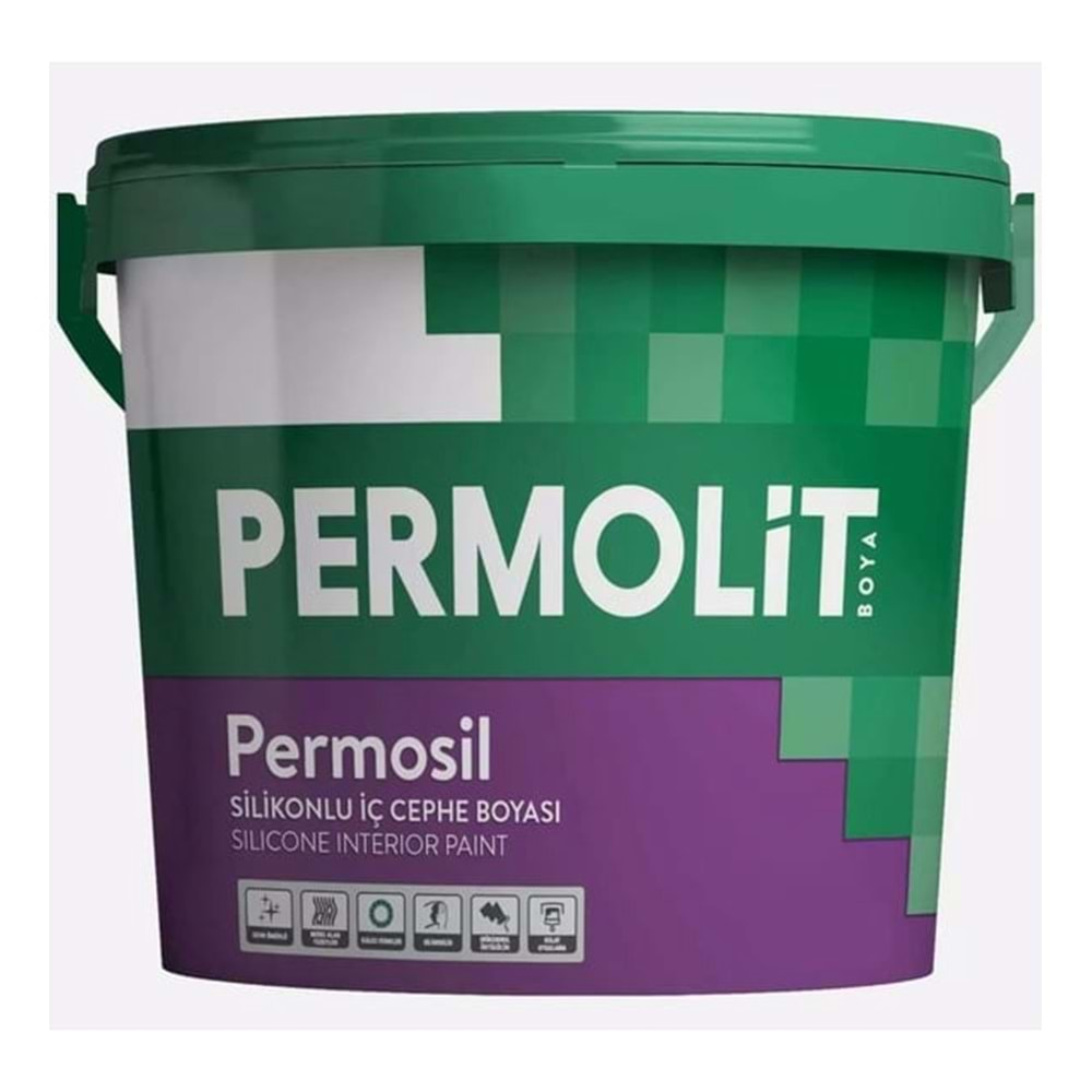 Permosil Silikonlu Mat İç Cephe Boyası 1Kg Beyaz