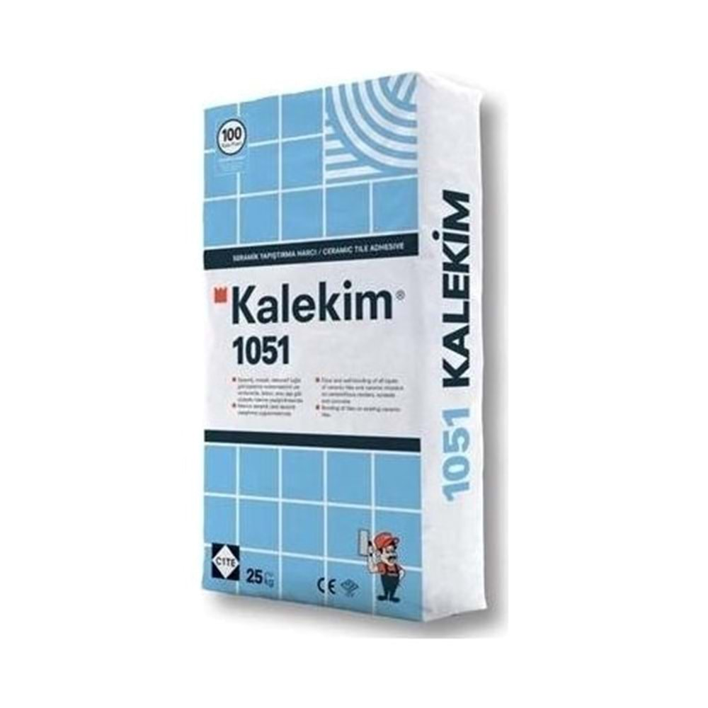 Kalekim 1051 25/1 Seramik Yapıştırma Harcı (Gri)