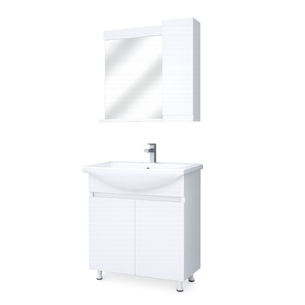Alvit Rodos 65Cm Beyaz Venezia Banyo Dolabı