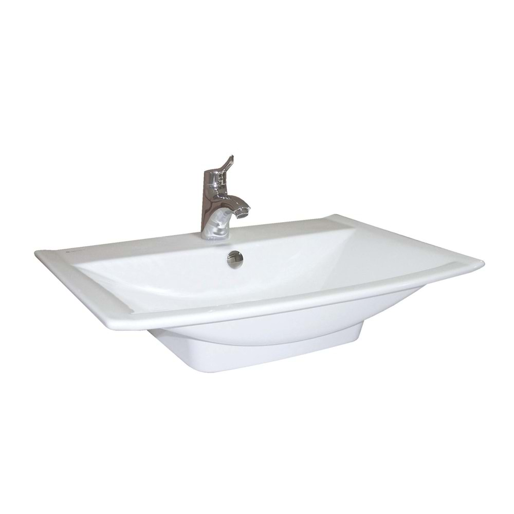 Ege Teos Tezgah Üstü Lavabo 80Cm