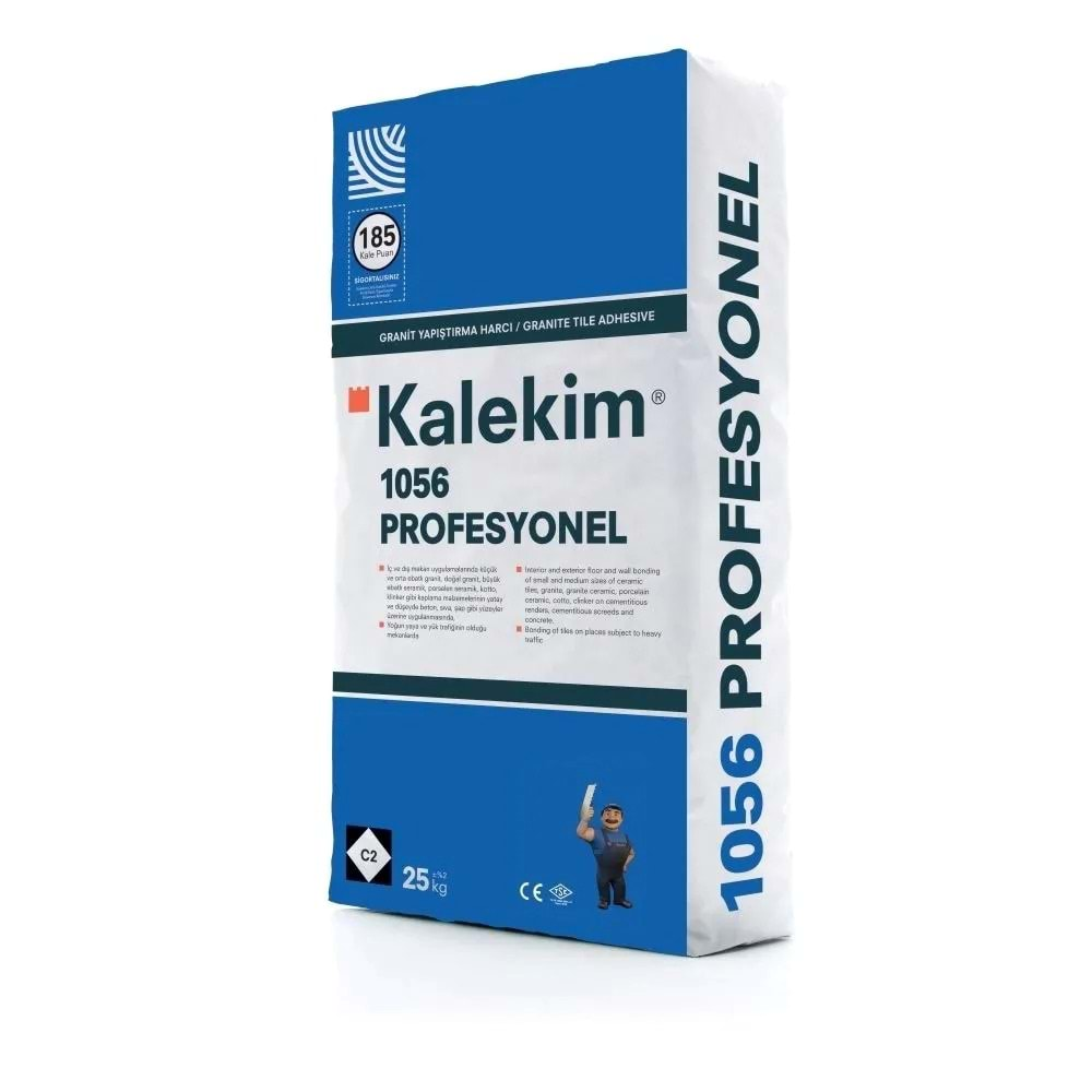 Kalekim 1056 Profesyonel Gri Yapıştırma Harcı 25 Kg