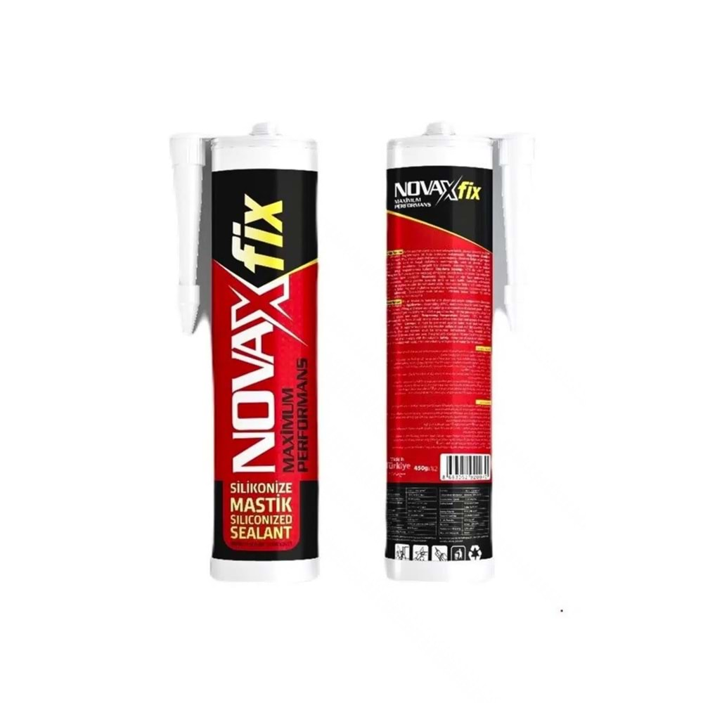 Novaxfix Silikonize Mastik Altınmeşe 450 Gr