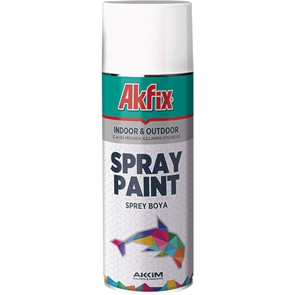 Akfix Sp423000 Sprey Boya Mat Siyah 400 Ml