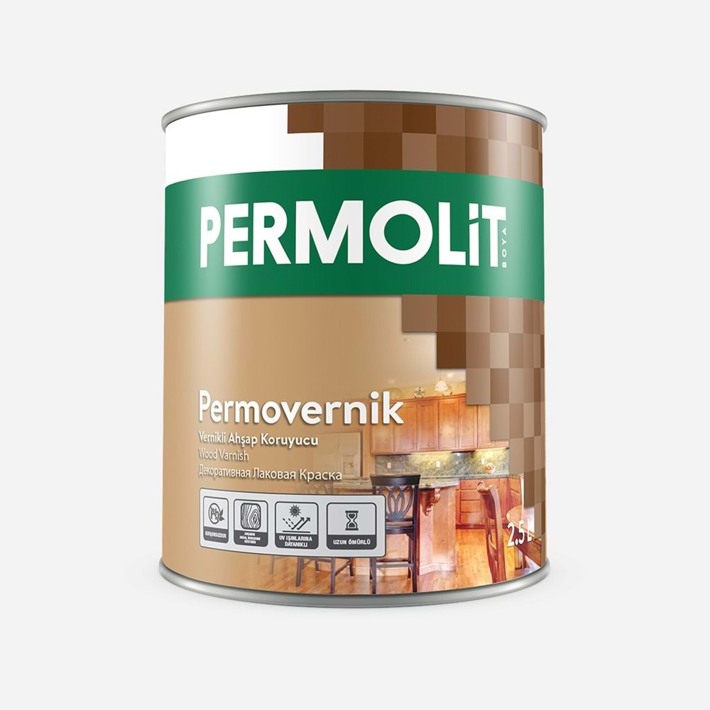 Permolit Permovernik Ahşap Koruyucu Yeşil 0,75 Lt