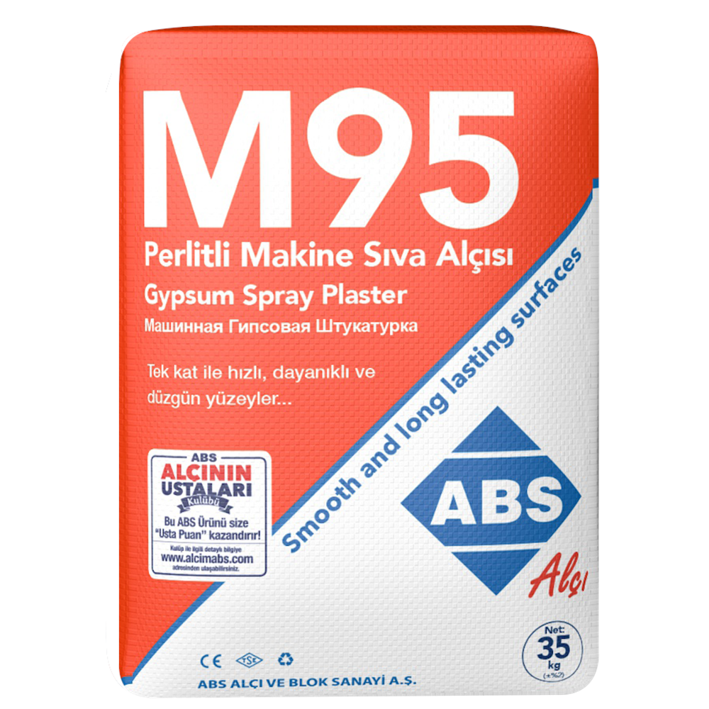 ABS M95 PERLİTLİ MAKİNE SIVA ALÇISI