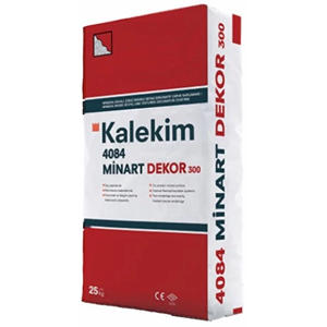 KALEKİM 4084 MİNART DEKOR 300 Çizgi Dekor Mineral Sıva 25 KG