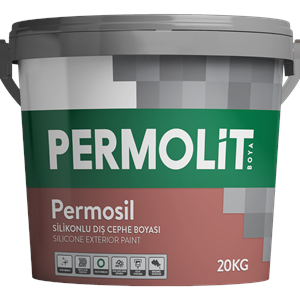 Permosil Silikonlu Dış Cephe Boyası 20 KG (BEYAZ)