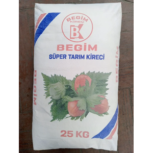 Begim Süper Sönmemiş Toz Tarım Kireci 25 KG