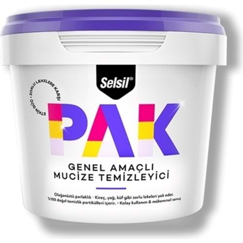 Selsil Genel Amaçlı Pak Mucize Temizleyici Krem 500 Gr