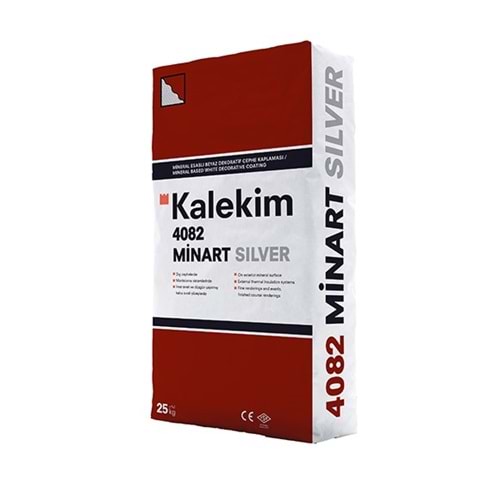 Kalekim 4082 MİNART Silver 200 - Dekoratif Cephe Kaplaması 25 Kg.