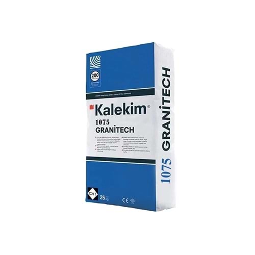 KALEKİM 1075 Profesyonel Süper Yapıştırma Harcı (GRANİTEK) 25 KG