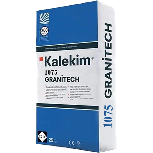 KALEKİM 1075 Profesyonel Süper Yapıştırma Harcı (GRANİTEK) 25 KG
