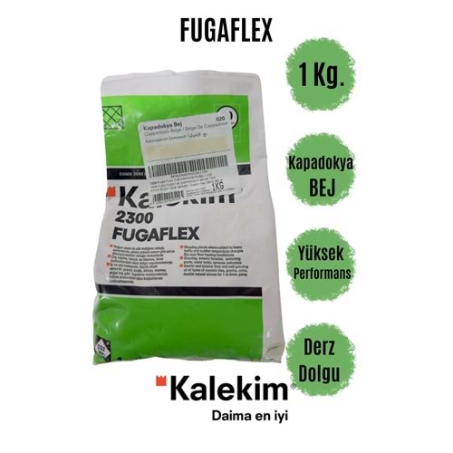 Kalekim 2300 Fuga Flex Esnek Yüksek Performanslı Derz Dolgu 1 Kg. Kapadokya Bej