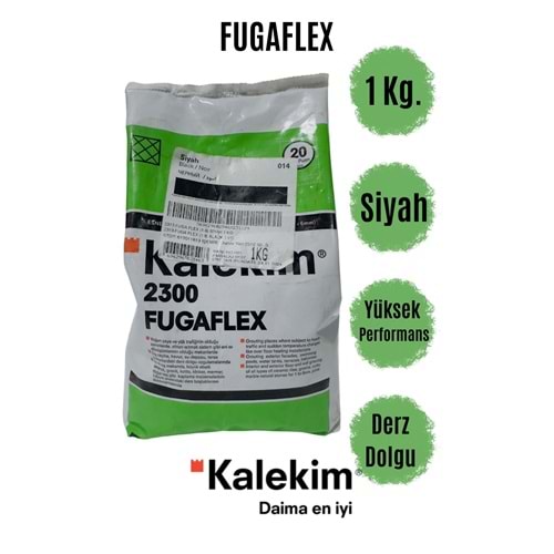 Kalekim 2300 Fuga Flex Esnek Yüksek Performanslı Derz Dolgu 1 Kg. Siyah