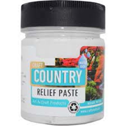 Country Relief Paste Beyaz