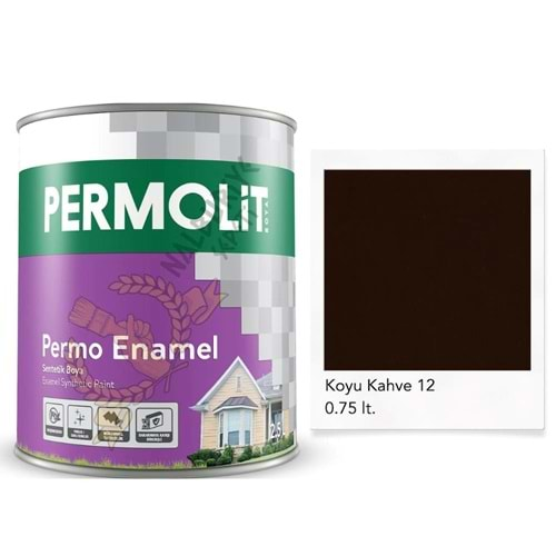 Permoenamel Sentetik Koyu Kahve 0.75Lt