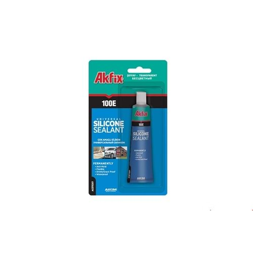 Akfix Sa111 Silikon Tüp 50Ml Şeffaf