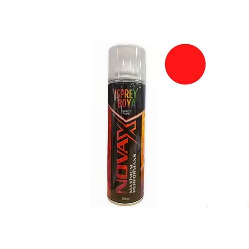 Novax Sprey Boya Kırmızı 200Ml