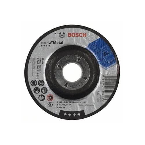 Bosch Expert Metal Taşlama 115X6,0 Mm