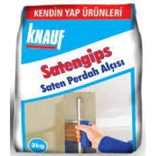 Knauf Satengips Saten Perdah Alçısı 3 Kg