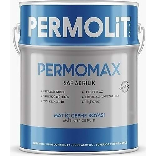 Permomax Antibakteriyel Mat İç Cephe Boyası 7.5 Lt Pbaz