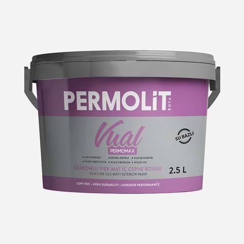 Permomax Vual İpek Mat İç Cephe Boyası 2.5 Lt Beyaz