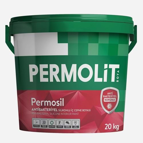 Permosil Antibakteriyel Silikonlu Mat İç Cephe Boyası 20Kg Beyaz