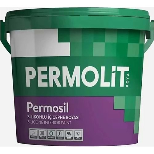 Permosil Silikonlu Mat İç Cephe Boyası 3.5Kg Beyaz