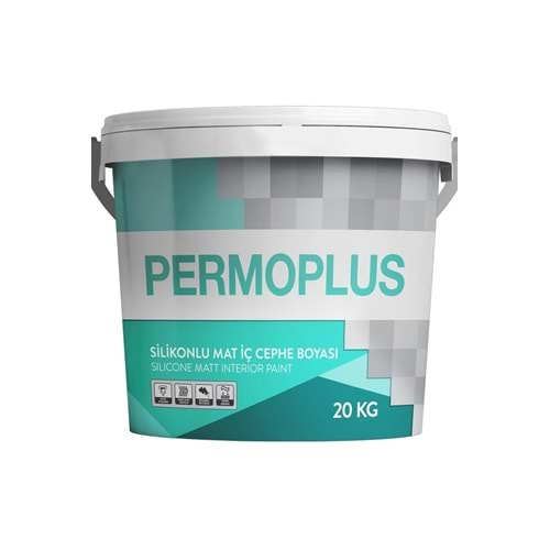 Permoplus Silikonlu Mat İç Cephe Boyası 10Kg Beyaz